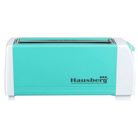 Prajitor de paine Hausberg HB-185BL, 1300 W, 4 felii, declansare automata, Bleu